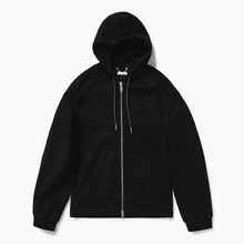  1989 STUDIO Black denim zip hoodie