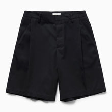  1989 STUDIO Dark blue pleated shorts