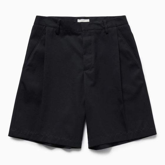 1989 STUDIO Dark blue pleated shorts
