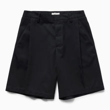  1989 STUDIO Dark blue pleated shorts