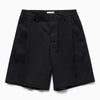 1989 STUDIO Dark blue pleated shorts