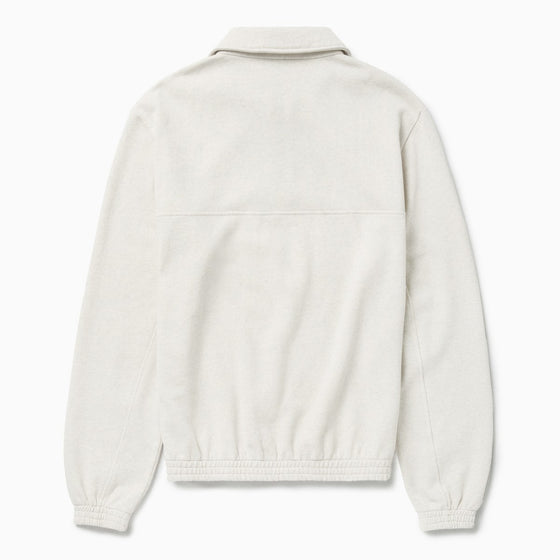 1989 STUDIO JP half zip sweatshirt Light Cream