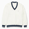 1989 STUDIO JP V-neck sweatshirt off white