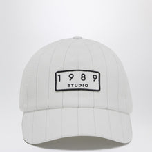  White striped 1989 Studio baseball cap