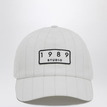  White striped 1989 Studio baseball cap