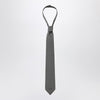 1989 STUDIO Dark grey woven tie
