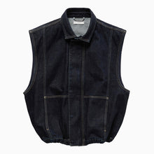  1989 STUDIO Denim vest dark blue