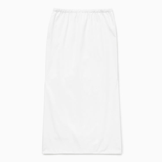 1989 STUDIO Long asymmetric skirt white