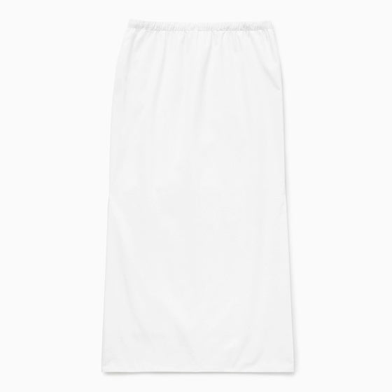 1989 STUDIO Long asymmetric skirt white