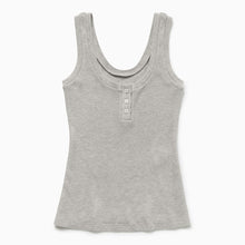  1989 STUDIO Light grey Waffle tank top