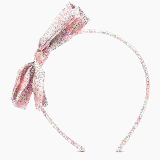 Bonpoint Pink headband with maxi bow