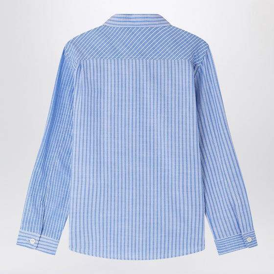 Bonpoint Light blue Tango striped shirt