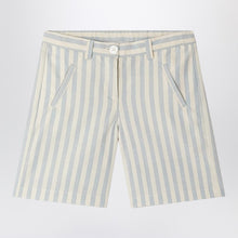  Bonpoint Bermuda Elista white/blue striped