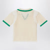 Bonpoint Elanita sweater in ivory/green