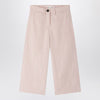 Bonpoint Gersande trousers in pink linen blend