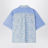 Bonpoint Elyas patchwork light blue shirt