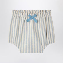  Bonpoint Ena shorts white/blue striped