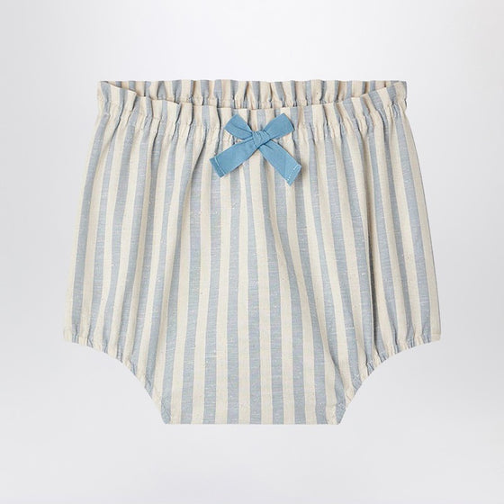 Bonpoint Ena shorts white/blue striped