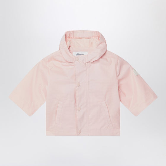 Bonpoint Pink hooded jacket in nylon