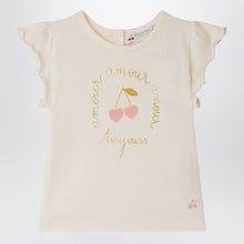  Bonpoint Elma blush pink T-shirt with print