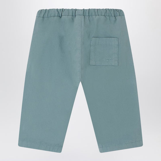 Bonpoint Pants LÃ&copy;o light blue in cotton