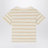 Bonpoint Gaye beige striped T-shirt