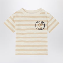 Bonpoint Gaye beige striped T-shirt