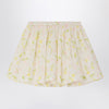 Bonpoint Suzon cotton skirt with pink print