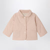 Bonpoint Luno light pink quilted jacket