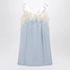 Maison Margiela Taped slip dress in cupro light blue