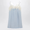 Maison Margiela Taped slip dress in cupro light blue