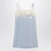 Maison Margiela Taped slip dress in cupro light blue