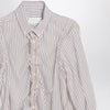Maison Margiela Striped layered tulle shirt