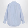 Maison Margiela Light blue blouse with folded collar