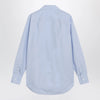 Maison Margiela Light blue blouse with folded collar