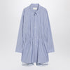 Maison Margiela Light blue striped shirtdress