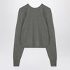 Maison Margiela Green mélange wool sweater