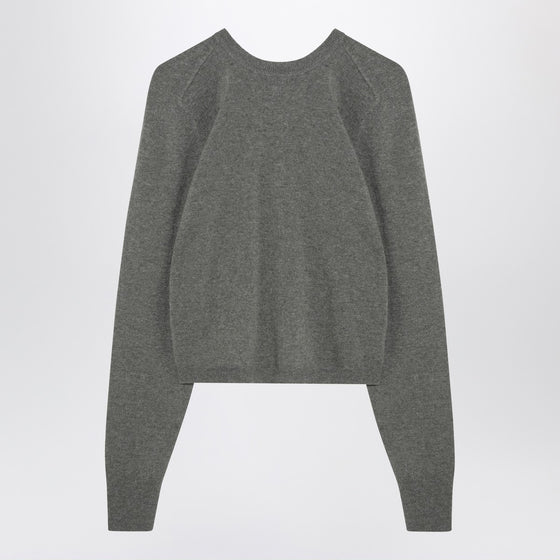 Maison Margiela Green mélange wool sweater