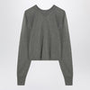 Maison Margiela Green mélange wool sweater