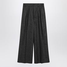  Maison Margiela Grey wide-leg wool trousers