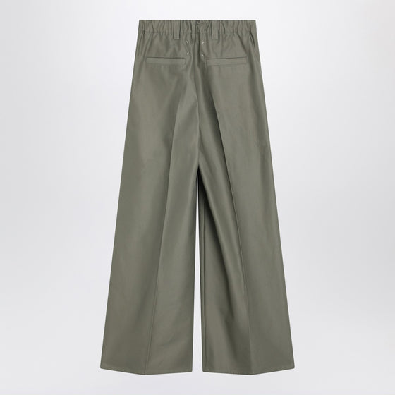 Maison Margiela Khaki wide-leg trousers