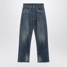  Maison Margiela Straight-leg jeans in faded blue denim