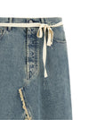 Maison Margiela Raw Hem Denim Skirt