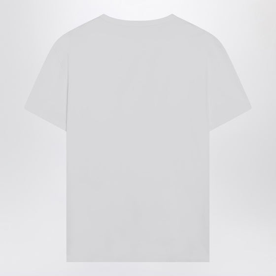 Maison Margiela White T-shirt with distorted logo