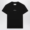 Maison Margiela Black T-shirt with distorted logo
