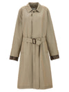 Maison Margiela Long Single-breasted Trench Coat