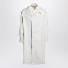  Maison Margiela Single-breasted trench coat ivory in cotton