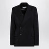 Maison Margiela Black double-breasted jacket in wool