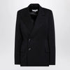 Maison Margiela Black double-breasted jacket in wool