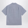 Maison Margiela Light blue check bowling shirt